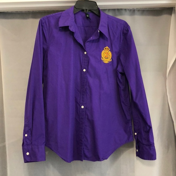 Ralph Lauren Tops - Purple Ralph Lauren button up